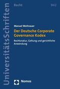 Weitnauer |  Der Deutsche Corporate Governance Kodex | eBook | Sack Fachmedien