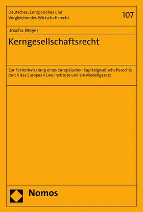 Meyer |  Kerngesellschaftsrecht | eBook | Sack Fachmedien