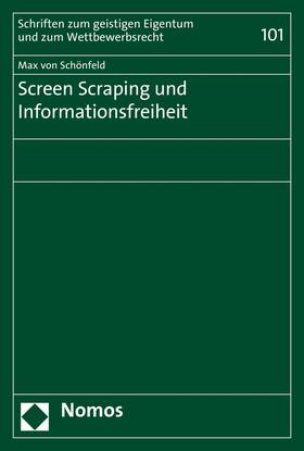 von Schönfeld | Screen Scraping und Informationsfreiheit | E-Book | sack.de