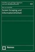 von Schönfeld |  Screen Scraping und Informationsfreiheit | eBook | Sack Fachmedien