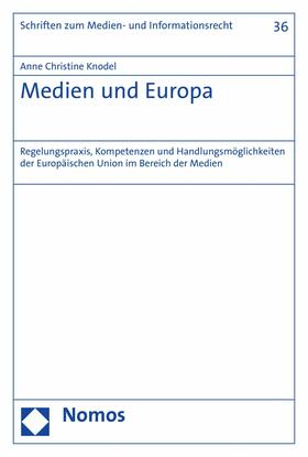 Knodel | Medien und Europa | E-Book | sack.de
