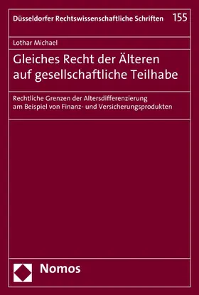 Michael |  Gleiches Recht der Älteren auf gesellschaftliche Teilhabe | eBook | Sack Fachmedien