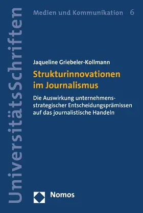 Griebeler-Kollmann | Strukturinnovationen im Journalismus | E-Book | www.sack.de