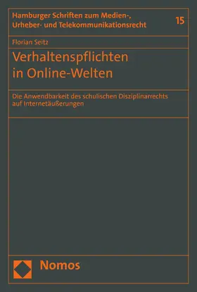 Seitz | Verhaltenspflichten in Online-Welten | E-Book | www.sack.de