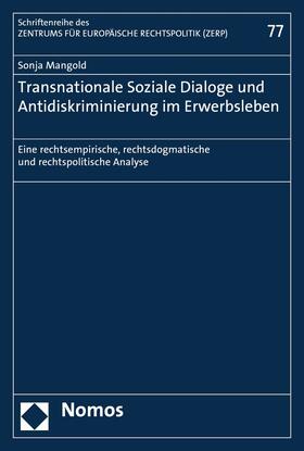Mangold |  Transnationale Soziale Dialoge und Antidiskriminierung im Erwerbsleben | eBook | Sack Fachmedien