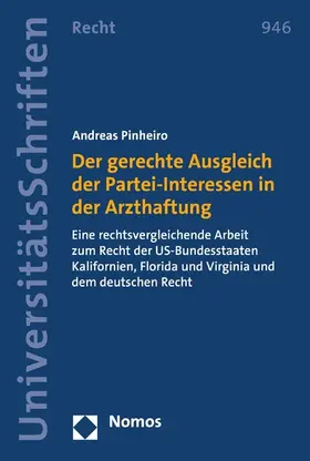 Pinheiro |  Der gerechte Ausgleich der Partei-Interessen in der Arzthaftung | eBook | Sack Fachmedien