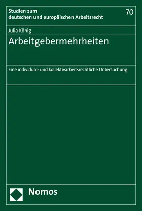 König |  Arbeitgebermehrheiten | eBook | Sack Fachmedien