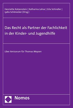 Katzenstein / Lohse / Schindler | Das Recht als Partner der Fachlichkeit in der Kinder- und Jugendhilfe | E-Book | sack.de