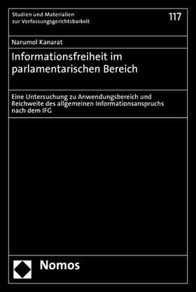 Kanarat | Informationsfreiheit im parlamentarischen Bereich | E-Book | sack.de