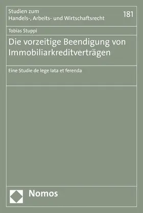 Stuppi |  Die vorzeitige Beendigung von Immobiliarkreditverträgen | eBook | Sack Fachmedien