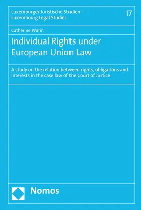Warin | Individual Rights under European Union Law | E-Book | sack.de