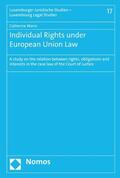 Warin |  Individual Rights under European Union Law | eBook | Sack Fachmedien