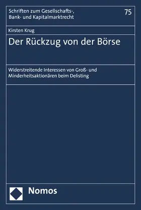 Krug |  Der Rückzug von der Börse | eBook | Sack Fachmedien