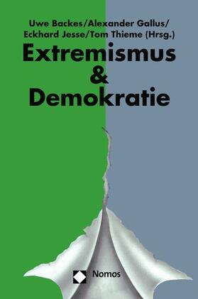 Backes / Gallus / Jesse | Jahrbuch Extremismus & Demokratie (E & D) | E-Book | sack.de