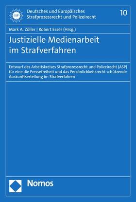Zöller / Esser | Justizielle Medienarbeit im Strafverfahren | E-Book | sack.de