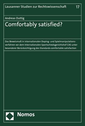 Duttig |  Comfortably satisfied? | eBook | Sack Fachmedien