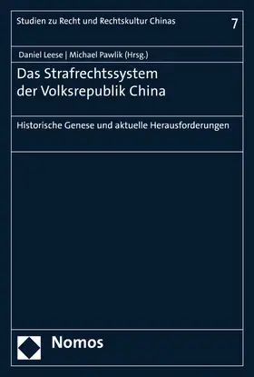 Leese / Pawlik | Das Strafrechtssystem der Volksrepublik China | E-Book | www.sack.de