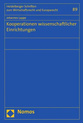 Lappe |  Kooperationen wissenschaftlicher Einrichtungen | eBook | Sack Fachmedien