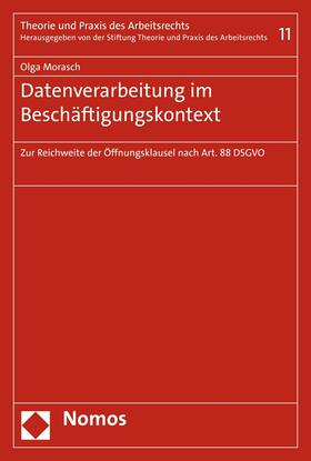 Morasch | Datenverarbeitung im Beschäftigungskontext | E-Book | sack.de