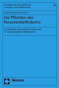 Schmidt-Fromme |  Die Pflichten des Personenbeförderers | eBook | Sack Fachmedien
