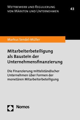 Sendel-Müller | Mitarbeiterbeteiligung als Baustein der Unternehmensfinanzierung | E-Book | sack.de