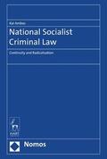 Ambos |  National Socialist Criminal Law | eBook | Sack Fachmedien