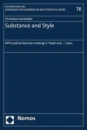 Gerstetter |  Substance and Style | eBook | Sack Fachmedien
