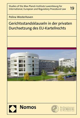 Westerhoven | Gerichtsstandsklauseln in der privaten Durchsetzung des EU-Kartellrechts | E-Book | sack.de
