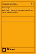Bronger |  Debt Equity Swaps als finanzwirtschaftliches Sanierungsinstrument | eBook | Sack Fachmedien