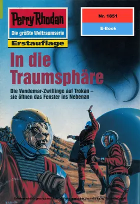 Schwartz |  Perry Rhodan 1851: In die Traumsphäre | eBook | Sack Fachmedien