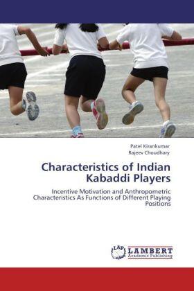 Kirankumar / Choudhary |  Characteristics of Indian Kabaddi Players | Buch |  Sack Fachmedien