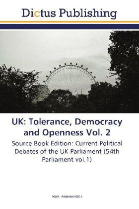 Anderson | UK: Tolerance, Democracy and Openness Vol. 2 | Buch | sack.de