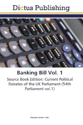 Brown |  Banking Bill Vol. 1 | Buch |  Sack Fachmedien
