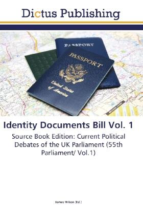Wilson |  Identity Documents Bill Vol. 1 | Buch |  Sack Fachmedien