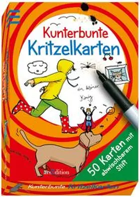  Kunterbunte Kritzelkarten | Buch |  Sack Fachmedien
