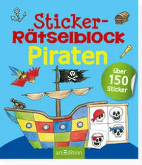  Sticker-Rätselblock Piraten | Buch |  Sack Fachmedien