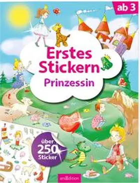  Erstes Stickern Prinzessin | Buch |  Sack Fachmedien