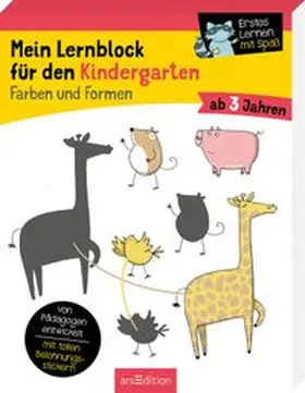 Lang |  Mein Lernblock für den Kindergarten - Farben und Formen | Buch |  Sack Fachmedien
