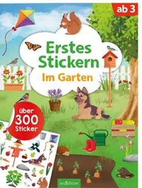  Erstes Stickern - Im Garten | Buch |  Sack Fachmedien
