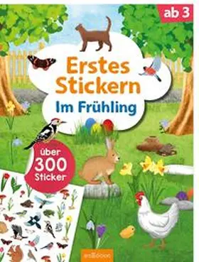  Erstes Stickern - Im Frühling | Buch |  Sack Fachmedien