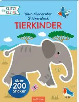  Mein allererster Stickerblock - Tierkinder | Buch |  Sack Fachmedien