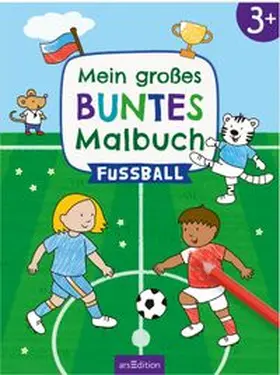  Mein großes buntes Malbuch - Fußball | Buch |  Sack Fachmedien