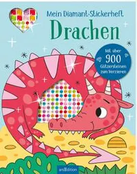  Mein Diamant-Stickerheft - Drachen | Buch |  Sack Fachmedien