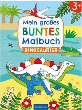  Mein großes buntes Malbuch - Dinosaurier | Buch |  Sack Fachmedien