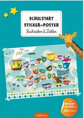  Schulstart-Sticker-Poster Buchstaben & Zahlen | Buch |  Sack Fachmedien