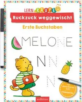  Lernraupe - Ruckzuck weggewischt! Erste Buchstaben | Buch |  Sack Fachmedien