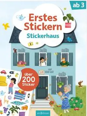  Erstes Stickern - Stickerhaus | Buch |  Sack Fachmedien