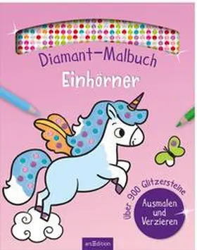  Diamant-Malbuch Einhörner | Buch |  Sack Fachmedien