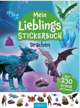  Mein Lieblings-Stickerbuch - Drachen | Buch |  Sack Fachmedien