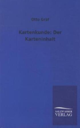 Graf |  Kartenkunde: Der Karteninhalt | Buch |  Sack Fachmedien